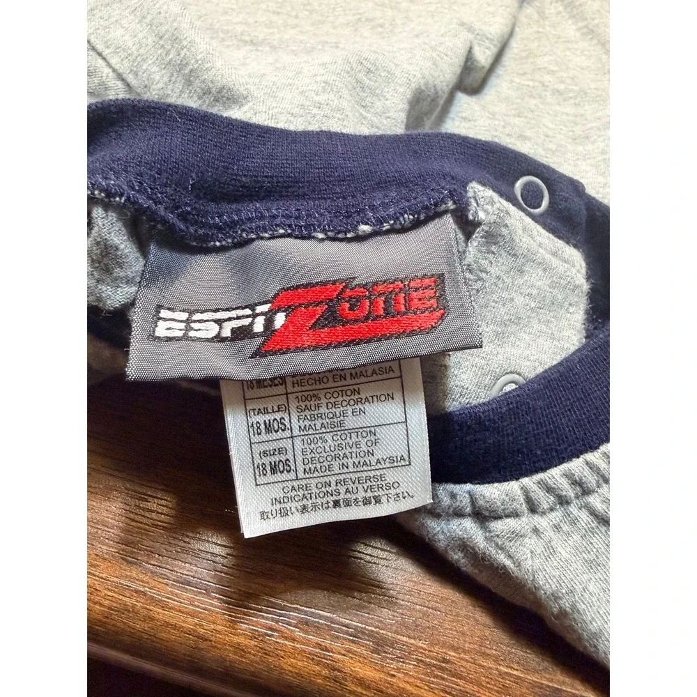 Vintage ESPN Zone infant romper size 18 months. I Watch ESPN w/ Daddy.
